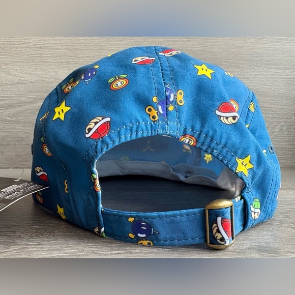 Mario Kart NINTENDO 5 panel StrapBack Hat NWT - Picture 4 of 6